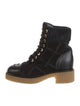 Chanel 2020 Interlocking CC Logo Combat Boots