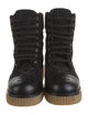 Chanel 2020 Interlocking CC Logo Combat Boots