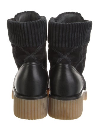 Chanel 2020 Interlocking CC Logo Combat Boots