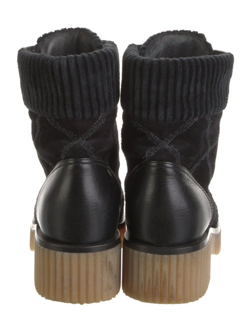 Chanel 2020 Interlocking CC Logo Combat Boots