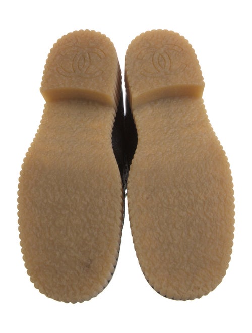 Chanel 2020 Interlocking CC Logo Combat Boots