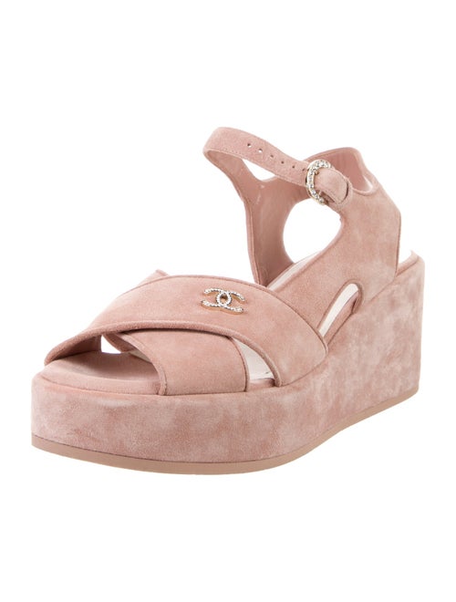 Chanel 2024 Interlocking CC Logo Sandals