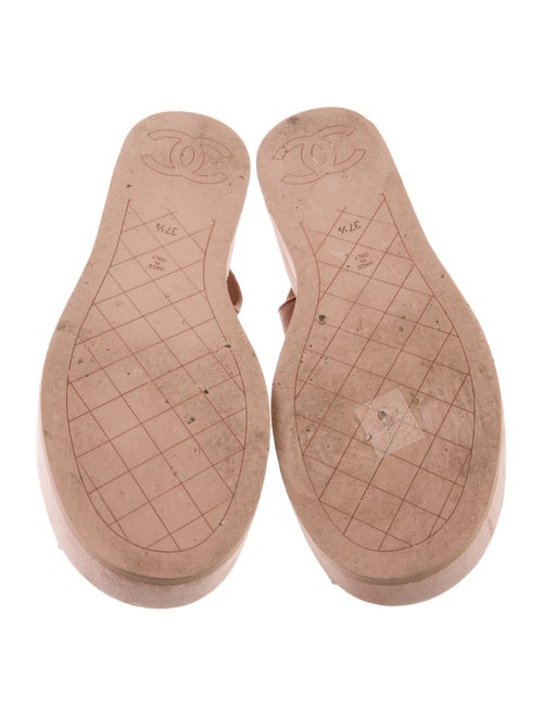 Chanel 2024 Interlocking CC Logo Sandals