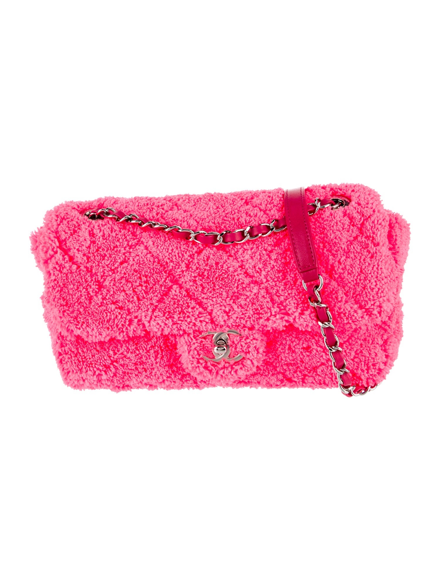 その他 COCO CHANEL Chanel 2022 Coco Punk Cube Clutch w/ Chain - Metallic