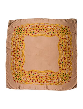 Chanel Gripoix Silk Scarf