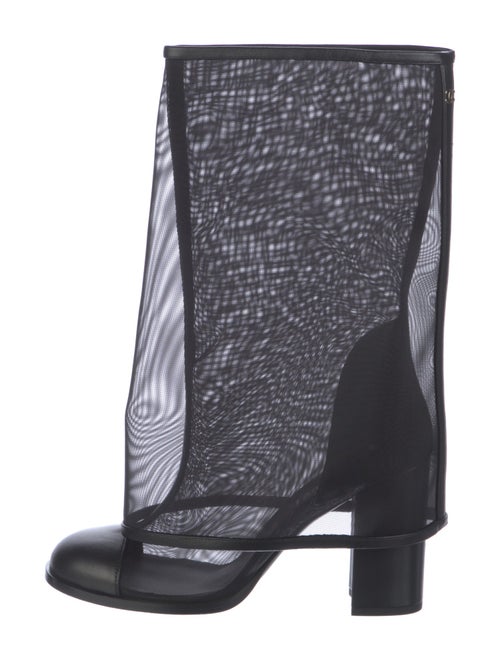 Chanel 2023 Interlocking CC Logo Boots