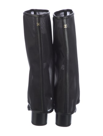 Chanel 2023 Interlocking CC Logo Boots