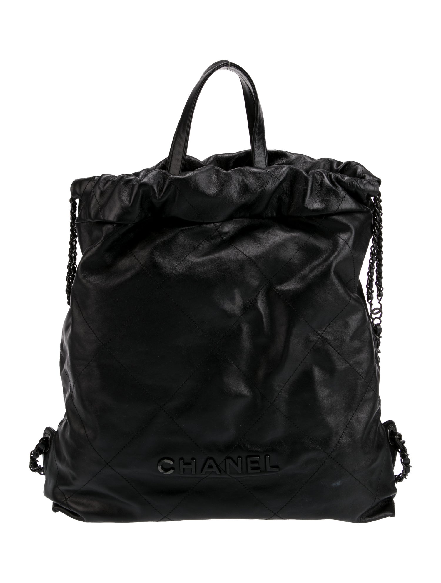 Chanel So Black 22 Backpack