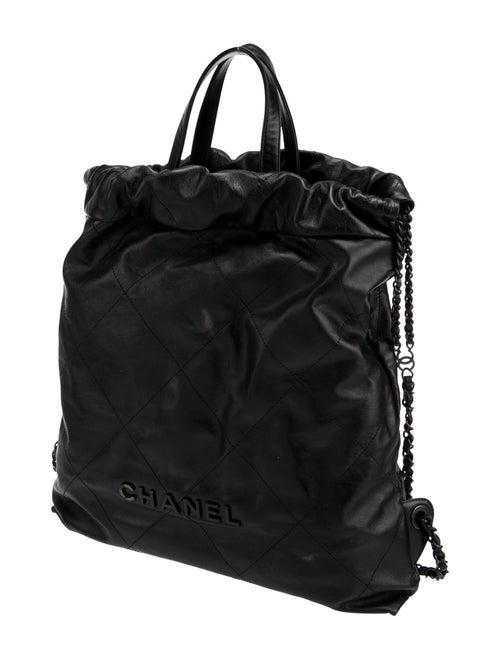 Chanel So Black 22 Backpack