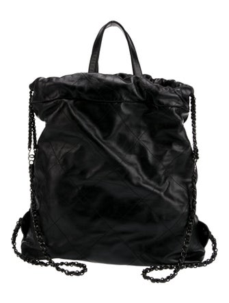 Chanel So Black 22 Backpack