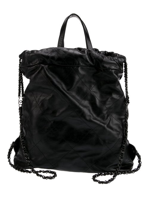 Chanel So Black 22 Backpack