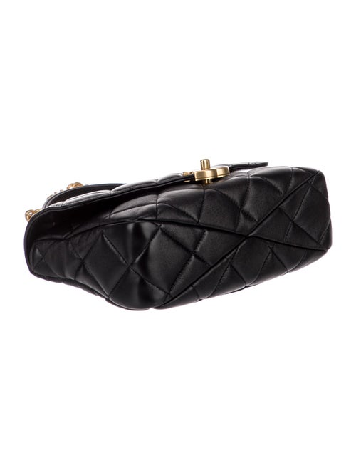 Chanel 2023 Quilted Top Handle Flap Bag