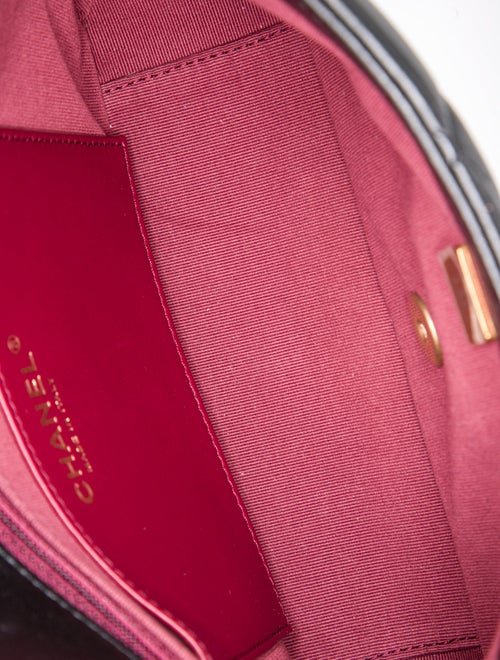 Chanel 2023 Quilted Top Handle Flap Bag