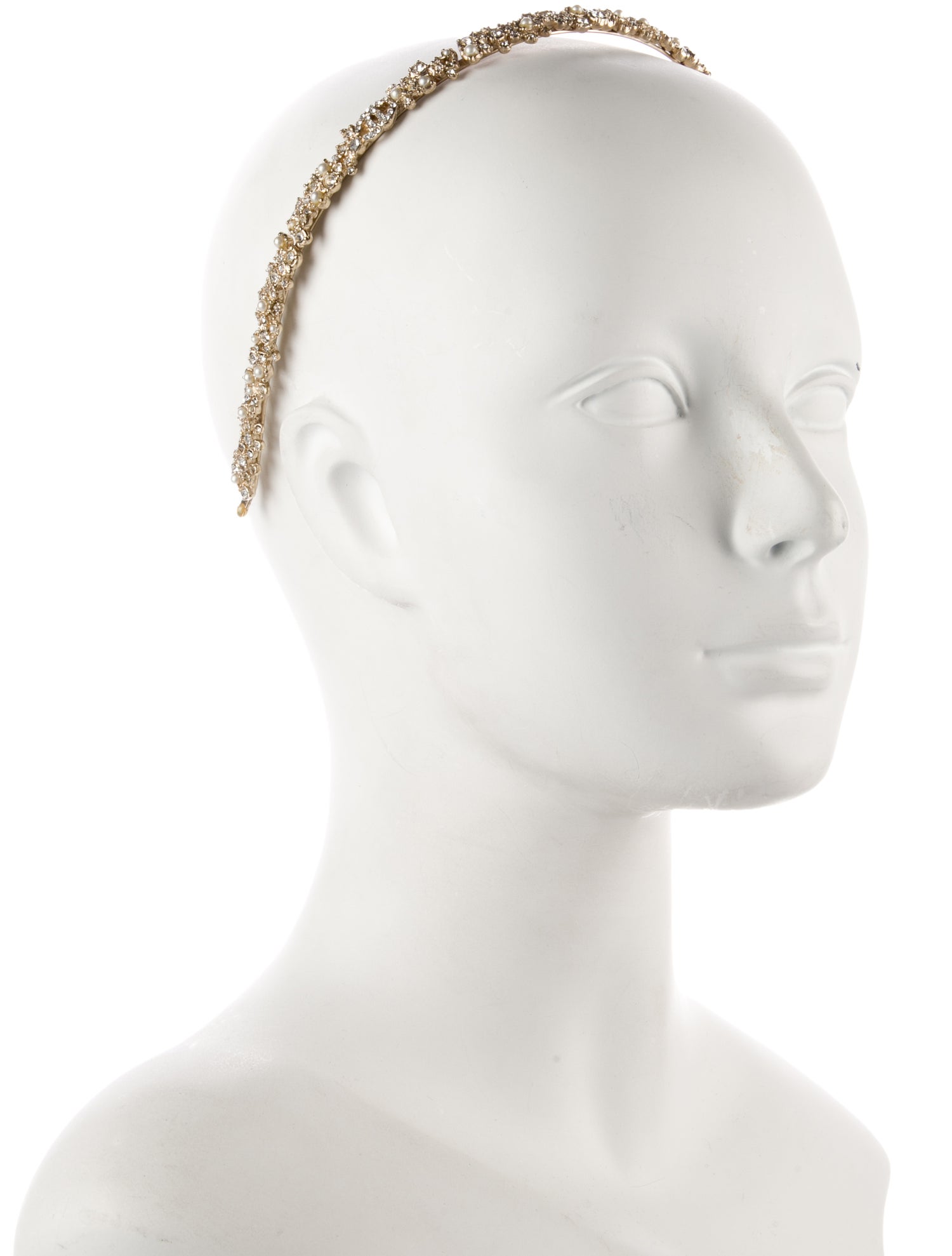 Chanel Crystal and Faux Pearl Headband