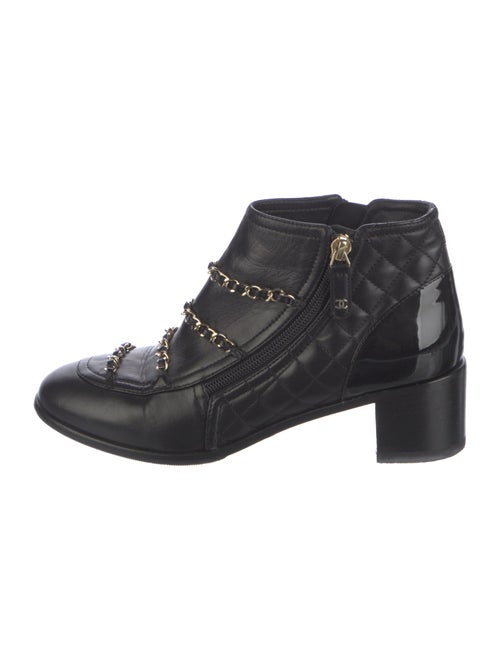 Chanel 2017 Interlocking CC Logo Boots