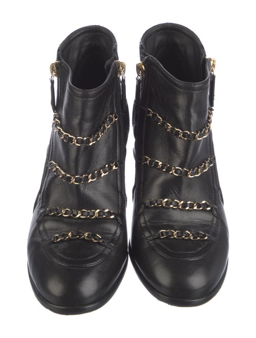 Chanel 2017 Interlocking CC Logo Boots