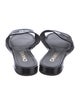 Chanel Interlocking CC Logo Mesh Slides