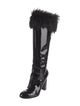 Chanel 2023 Interlocking CC Logo Lace-Up Boots