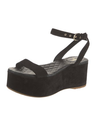 Chanel 2015 Interlocking CC Logo Sandals