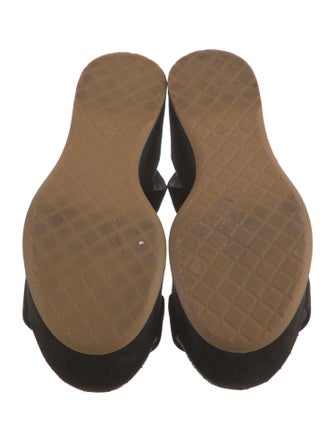 Chanel 2015 Interlocking CC Logo Sandals