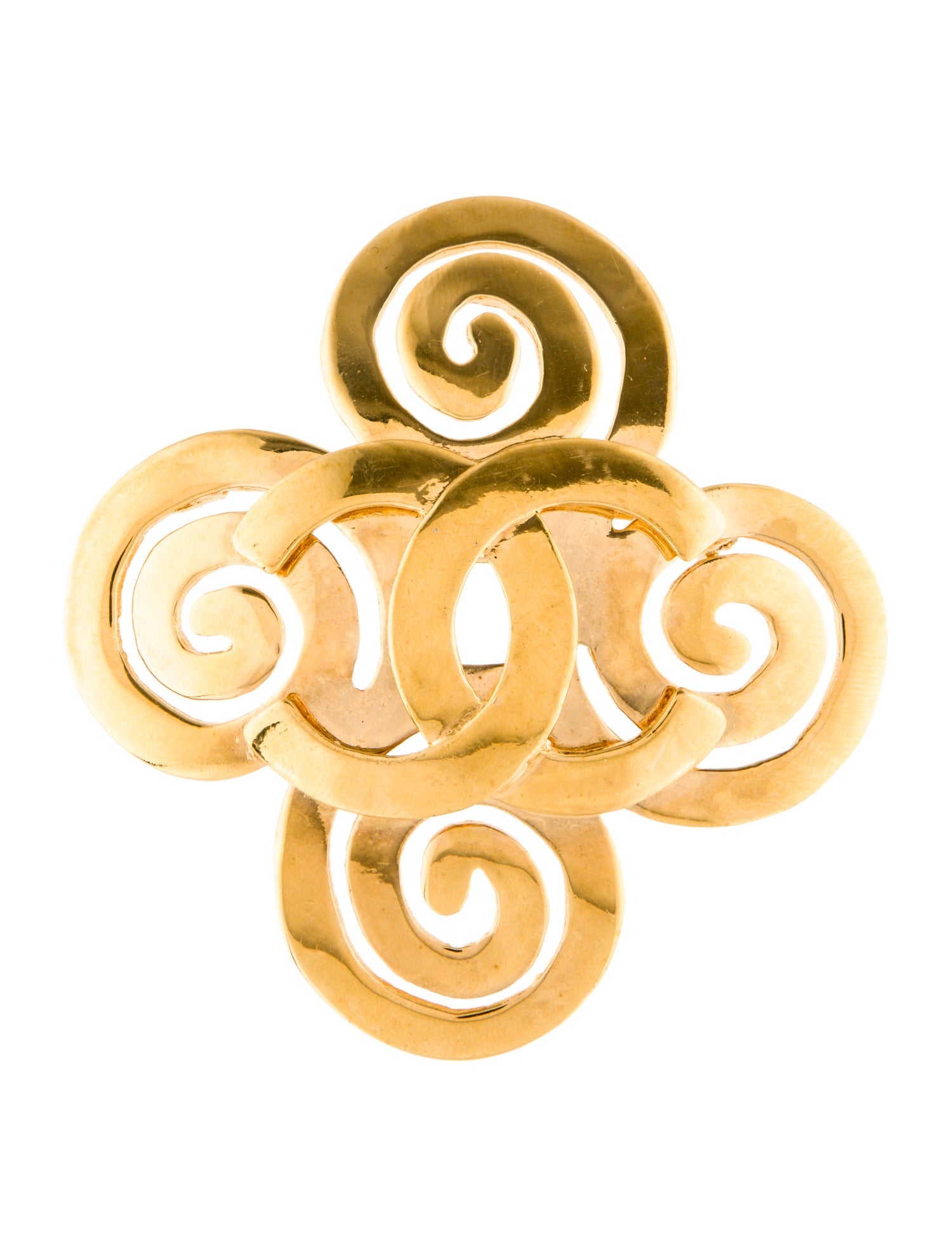 Chanel Vintage CC Pin Brooch