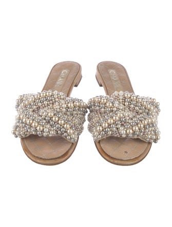 Chanel 2018 Interlocking CC Logo Slides