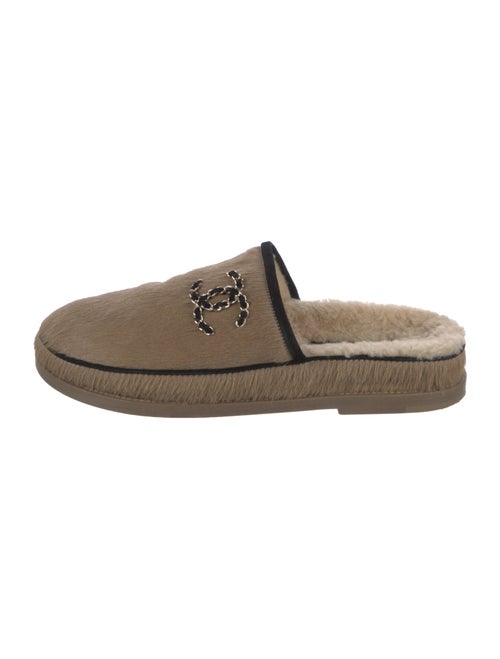 Chanel 2022 Interlocking CC Logo Mules
