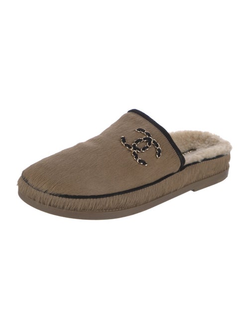 Chanel 2022 Interlocking CC Logo Mules