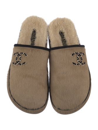 Chanel 2022 Interlocking CC Logo Mules