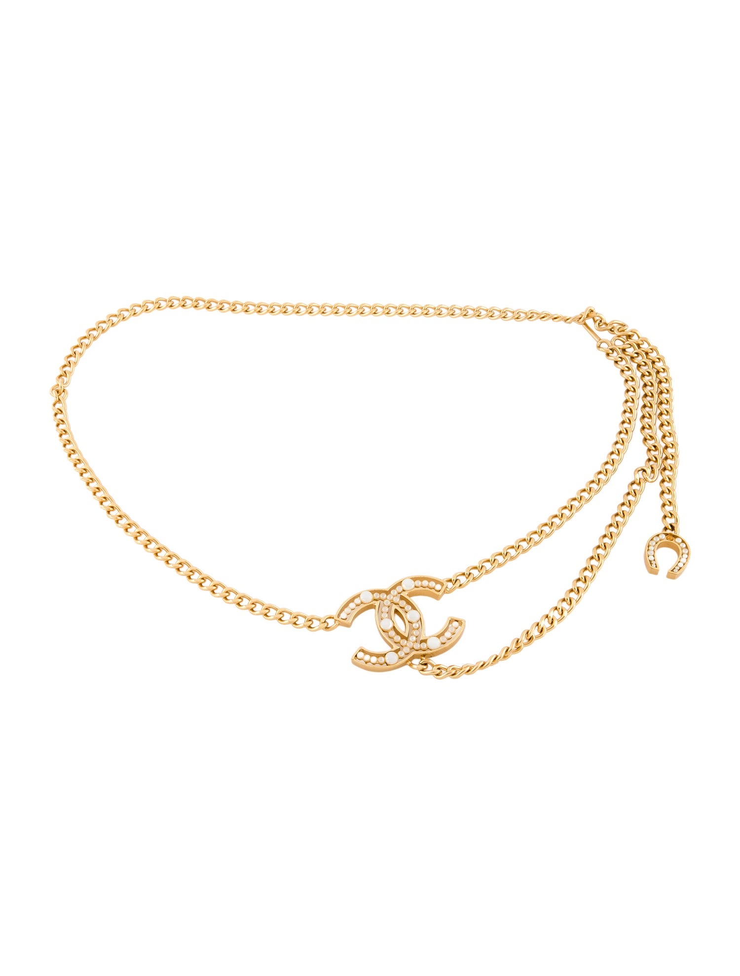 Chanel 2002 Interlocking CC Logo Chain-Link Belt