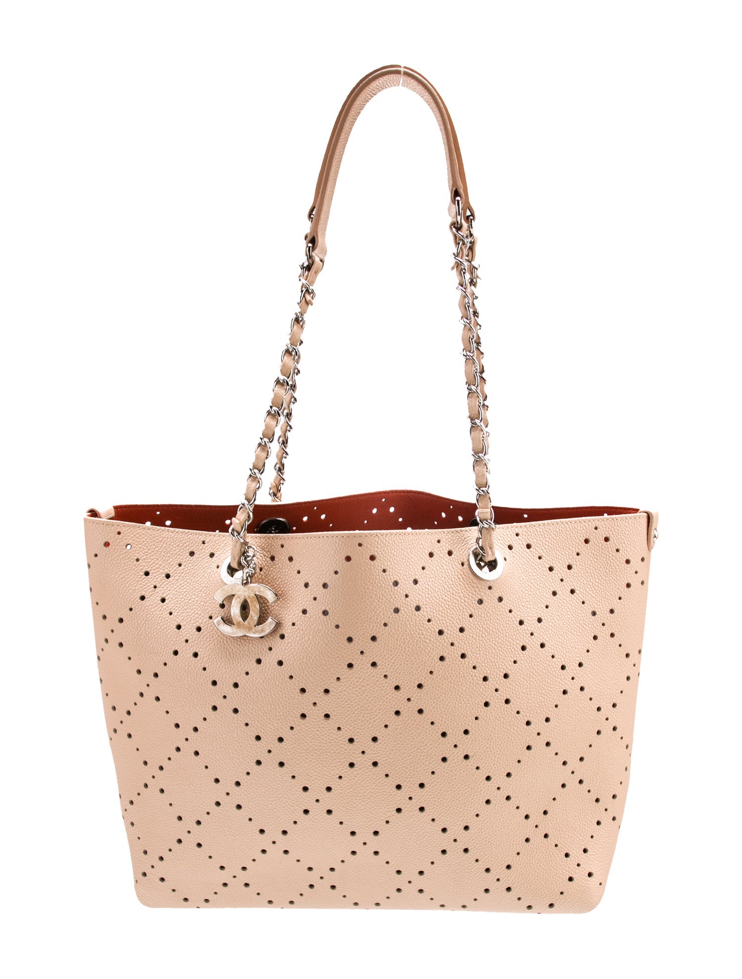 Chanel Perforated CC Shop Tote