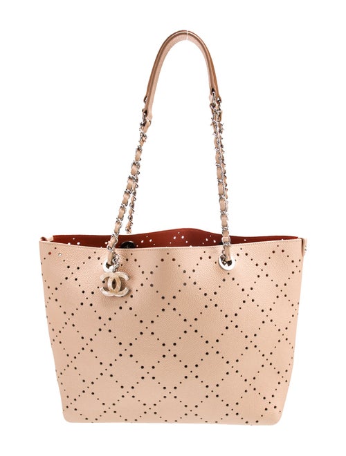 Chanel Perforated CC Shop Tote