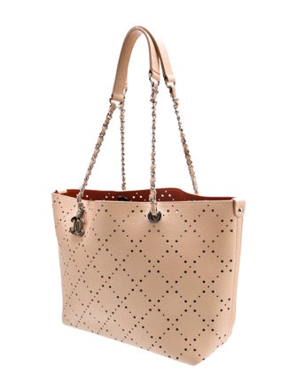 Chanel Perforated CC Shop Tote