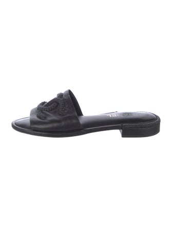 Chanel 2020 Interlocking CC Logo Slides