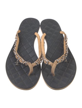 Chanel 2015 Interlocking CC Logo Slides