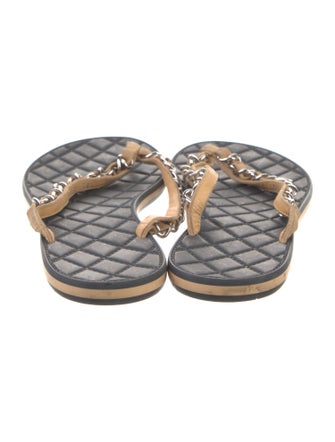 Chanel 2015 Interlocking CC Logo Slides