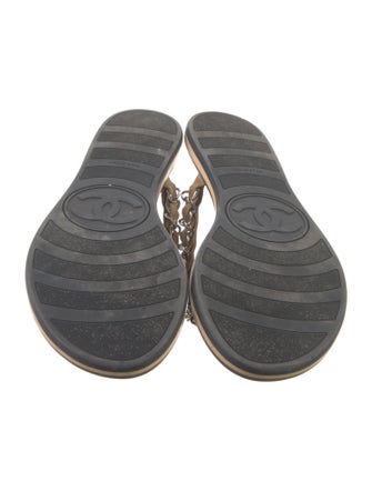 Chanel 2015 Interlocking CC Logo Slides