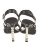 Chanel 2020 Interlocking CC Logo Slingback Sandals