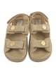Chanel Gate No.5 Interlocking CC Logo Sandals