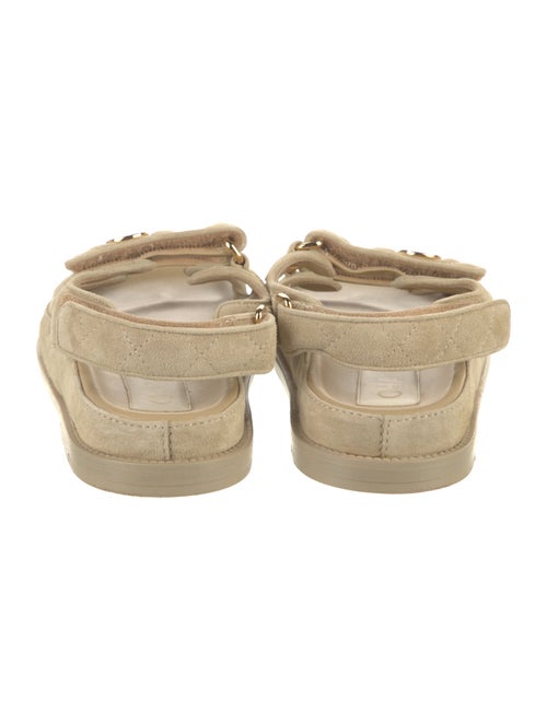 Chanel Gate No.5 Interlocking CC Logo Sandals