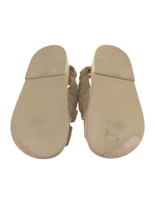 Chanel Gate No.5 Interlocking CC Logo Sandals