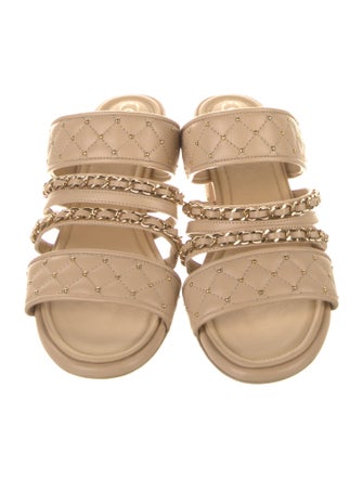 Chanel 2020 Interlocking CC Logo Slides