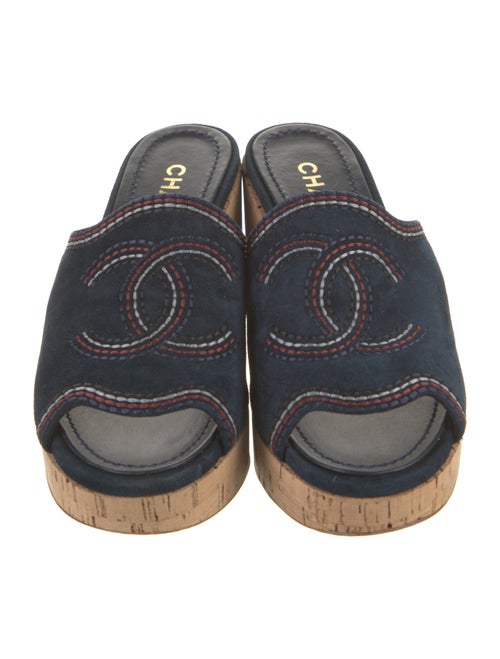 Chanel 2021 Interlocking CC Logo Slides