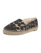 Chanel Interlocking CC Logo Leather Espadrilles