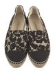 Chanel Interlocking CC Logo Leather Espadrilles