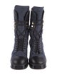 Chanel 2022 Interlocking CC Logo Combat Boots