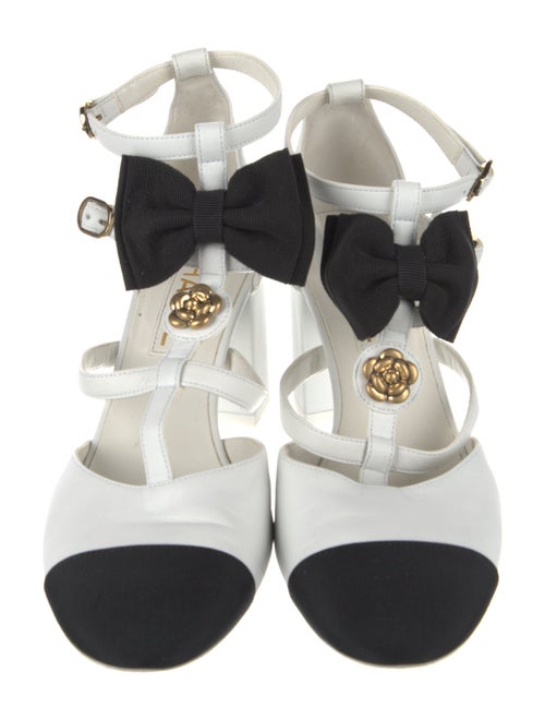 Chanel 2024 Interlocking CC Logo T-Strap Pumps