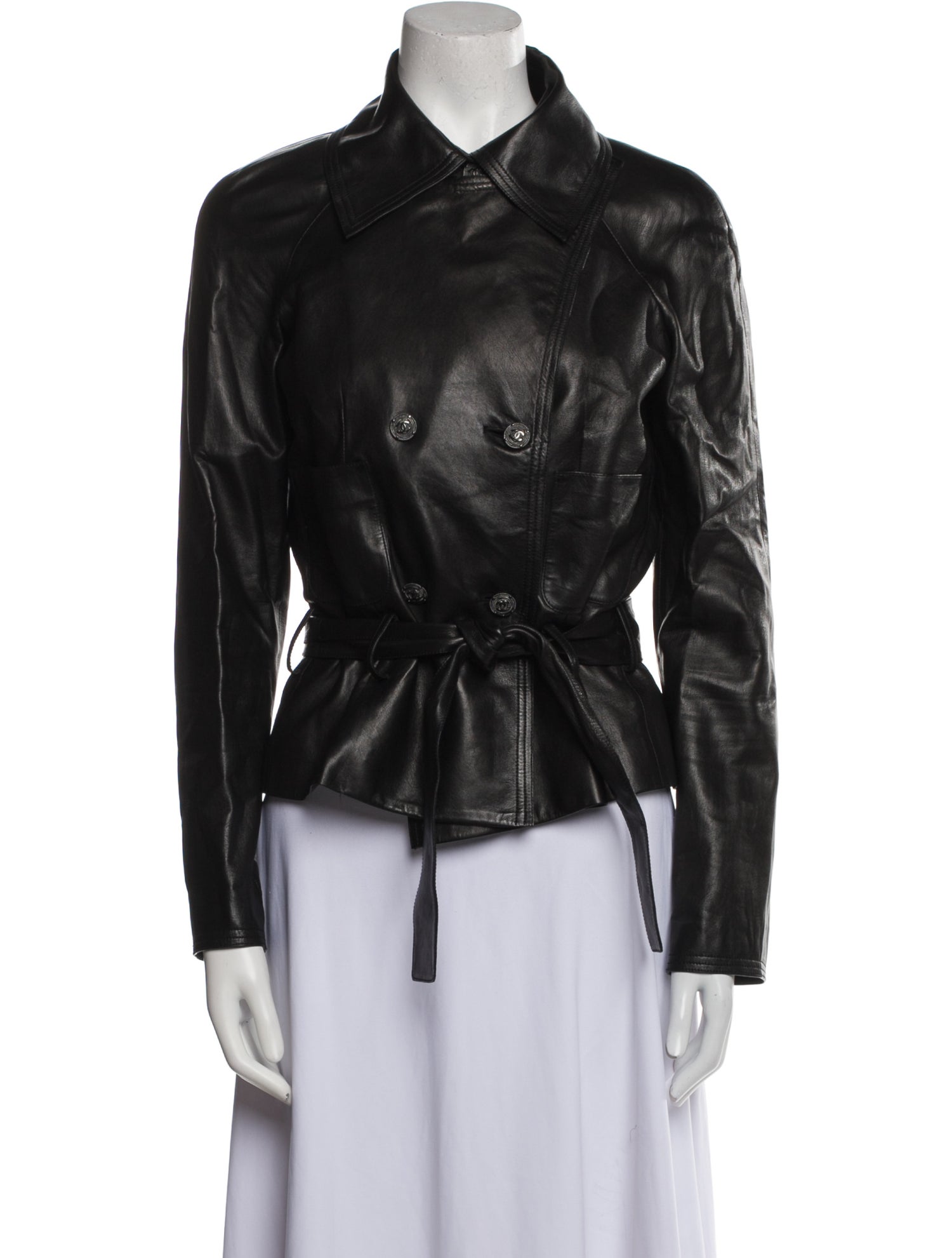 ANN DEMEULEMEESTER 2019AW フェイクファーバンダナ Ann Demeulemeester Mongolian Lamb Fur Jacket - Black Jackets