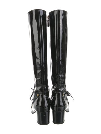 Chanel 2015 Interlocking CC Logo Riding Boots