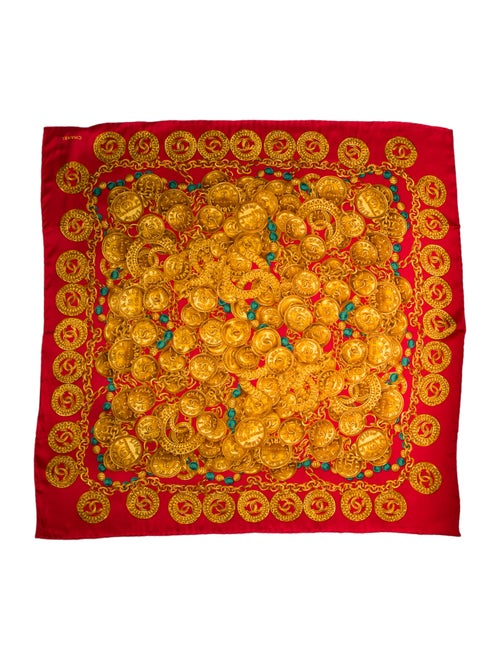 Chanel Silk Printed Scarf